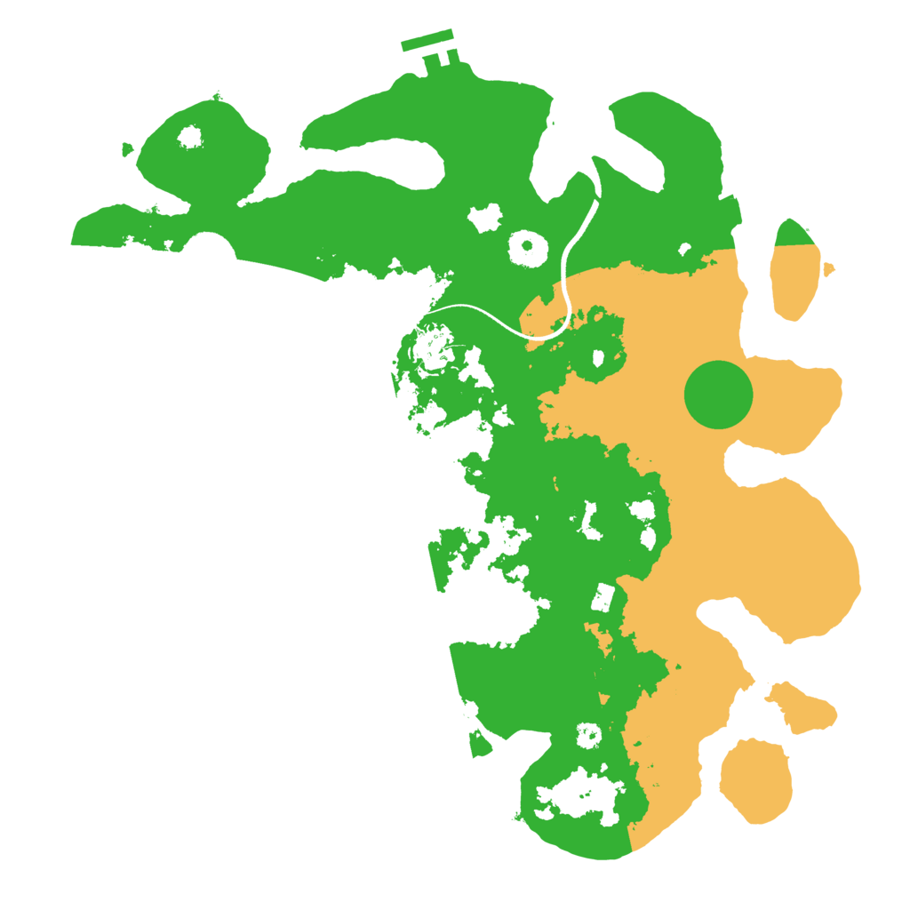 Biome Rust Map: Procedural Map, Size: 3500, Seed: 1089166411