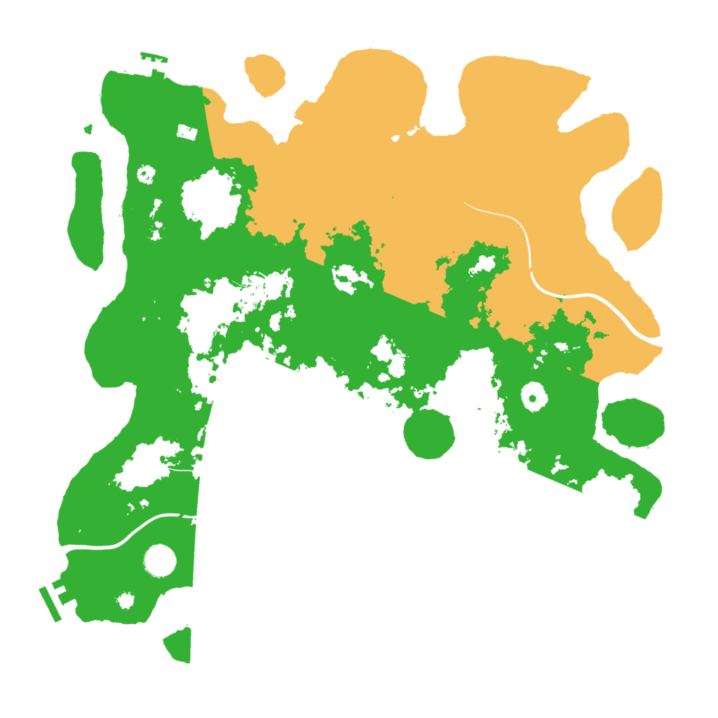 Biome Rust Map: Procedural Map, Size: 3900, Seed: 42367217