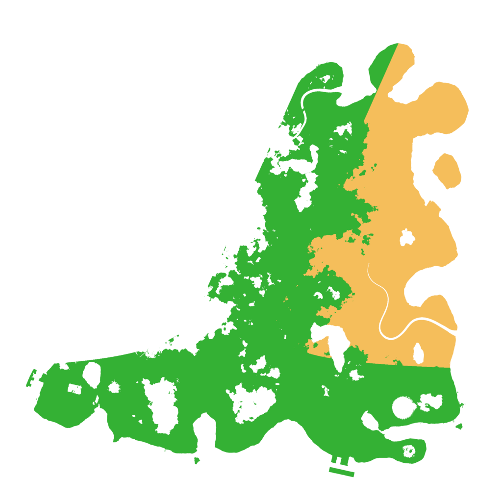 Biome Rust Map: Procedural Map, Size: 4000, Seed: 1437