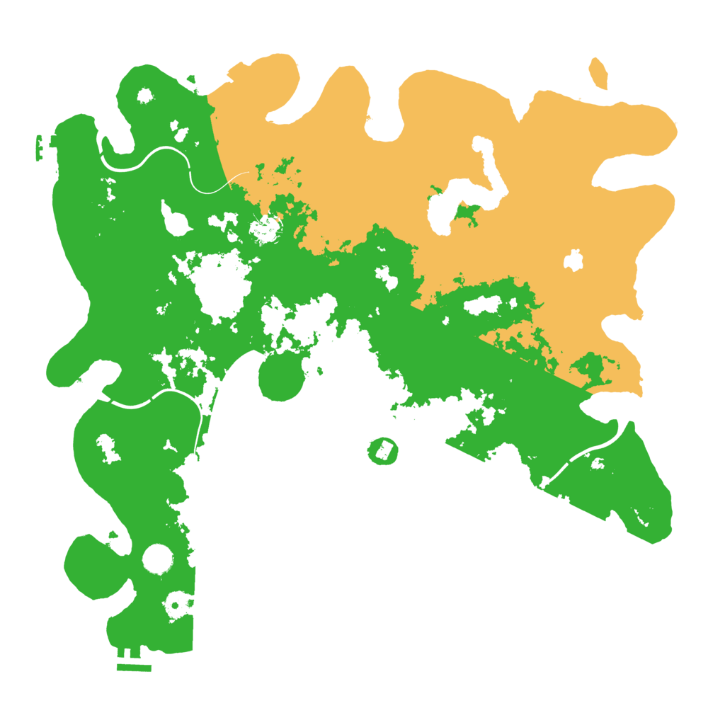 Biome Rust Map: Procedural Map, Size: 4250, Seed: 833242513