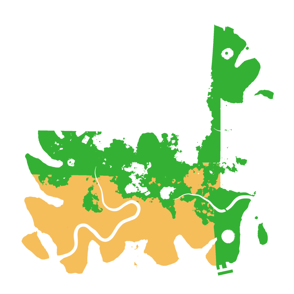 Biome Rust Map: Procedural Map, Size: 3900, Seed: 380