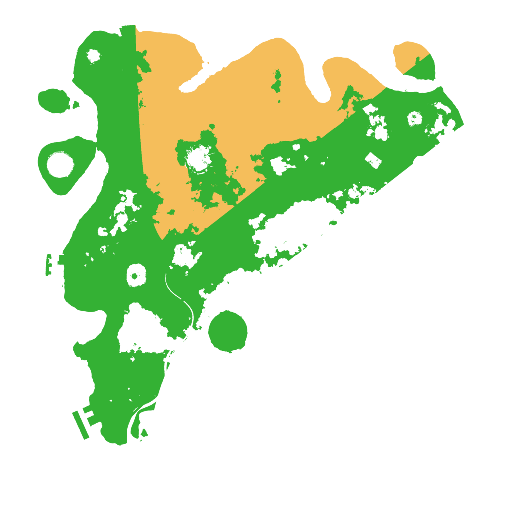 Biome Rust Map: Procedural Map, Size: 3500, Seed: 2067946201