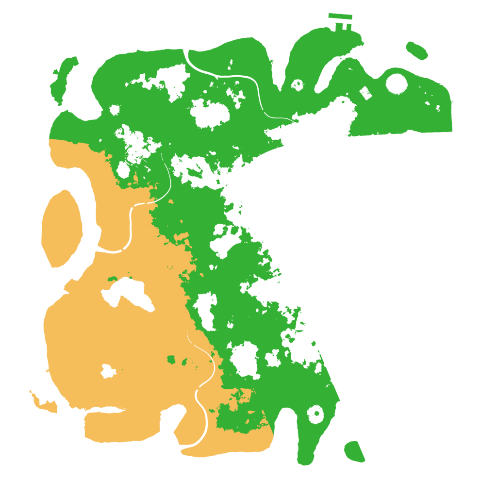 Biome Rust Map: Procedural Map, Size: 4250, Seed: 105187925