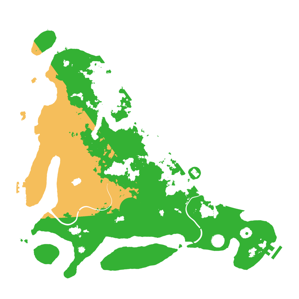 Biome Rust Map: Procedural Map, Size: 4000, Seed: 7737355