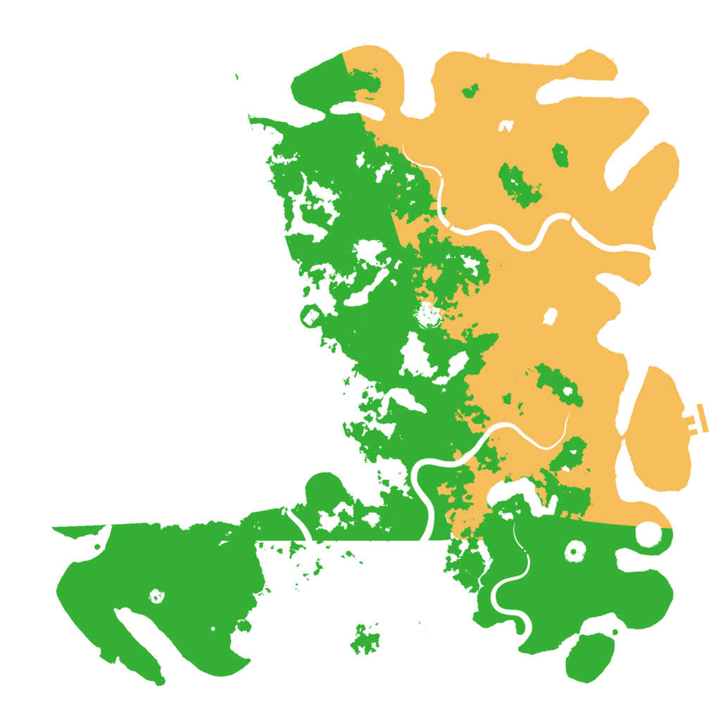 Biome Rust Map: Procedural Map, Size: 5000, Seed: 1730131851