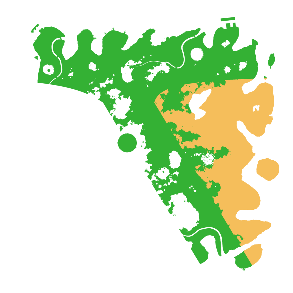 Biome Rust Map: Procedural Map, Size: 4100, Seed: 790606236