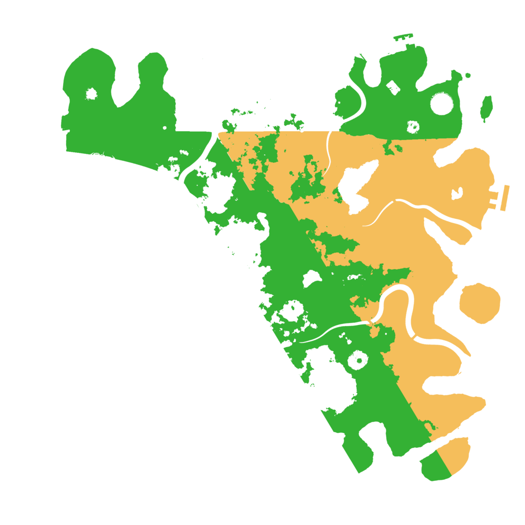 Biome Rust Map: Procedural Map, Size: 4100, Seed: 790606236