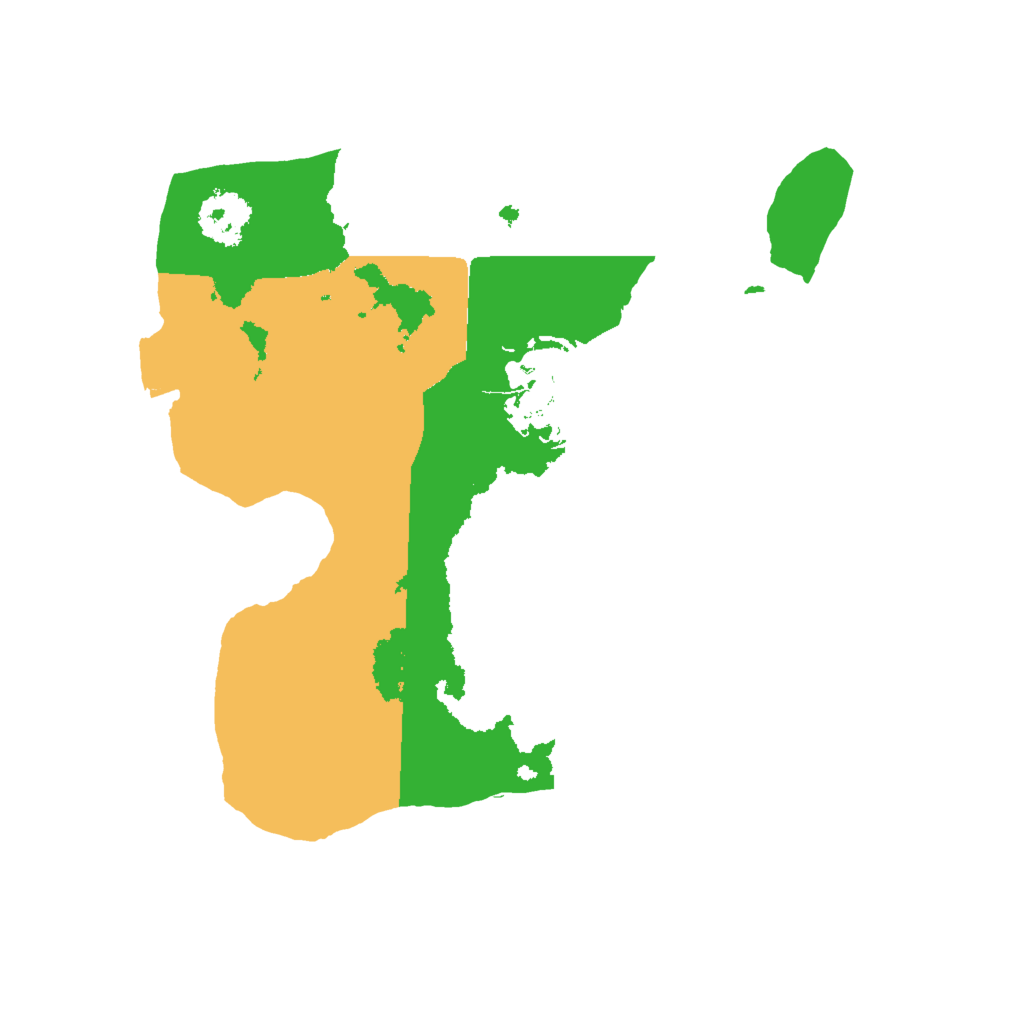 Biome Rust Map: Procedural Map, Size: 2000, Seed: 165089530