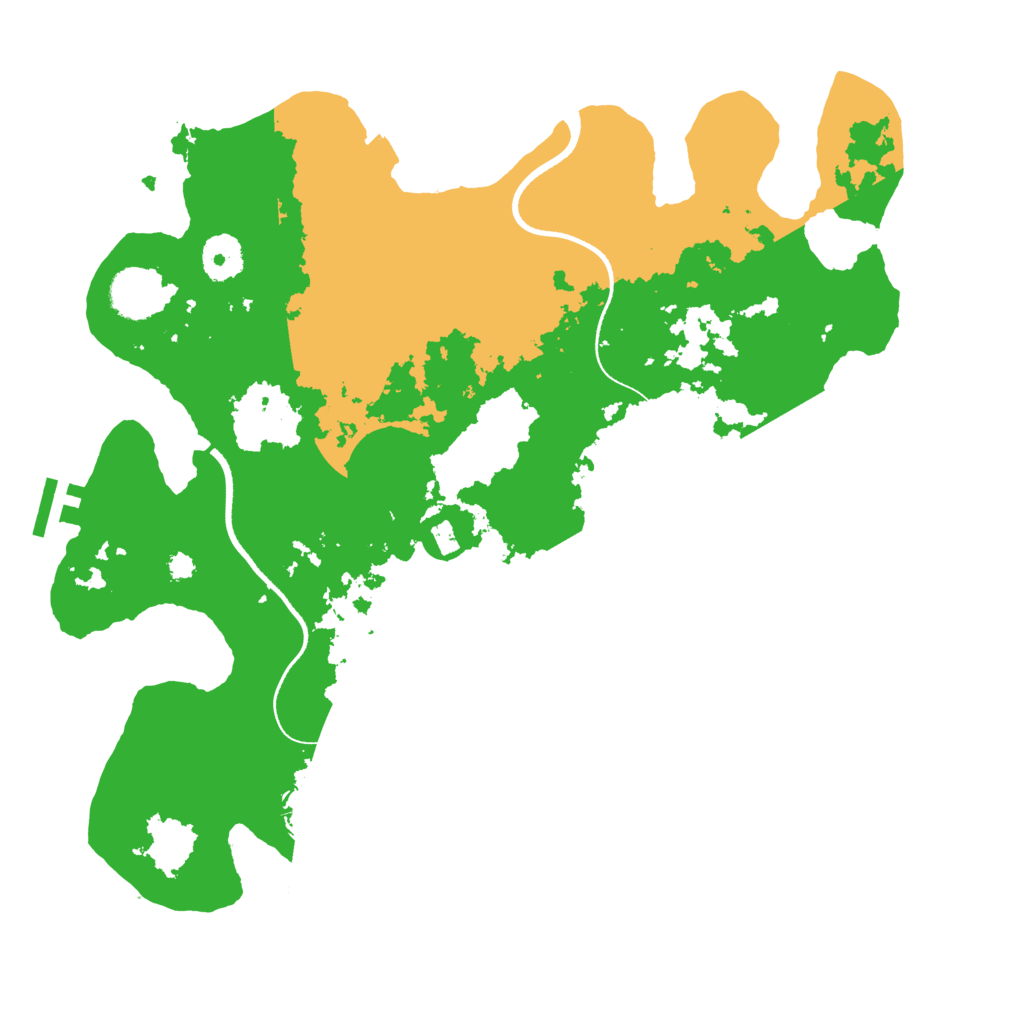 Biome Rust Map: Procedural Map, Size: 3500, Seed: 360119857