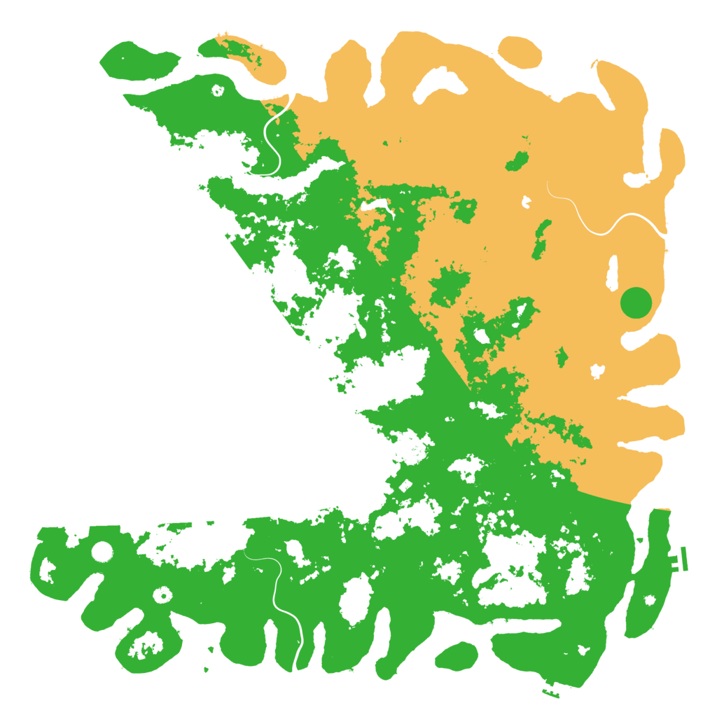 Biome Rust Map: Procedural Map, Size: 6000, Seed: 1505349597