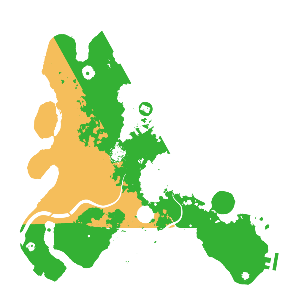 Biome Rust Map: Procedural Map, Size: 3500, Seed: 1652860721