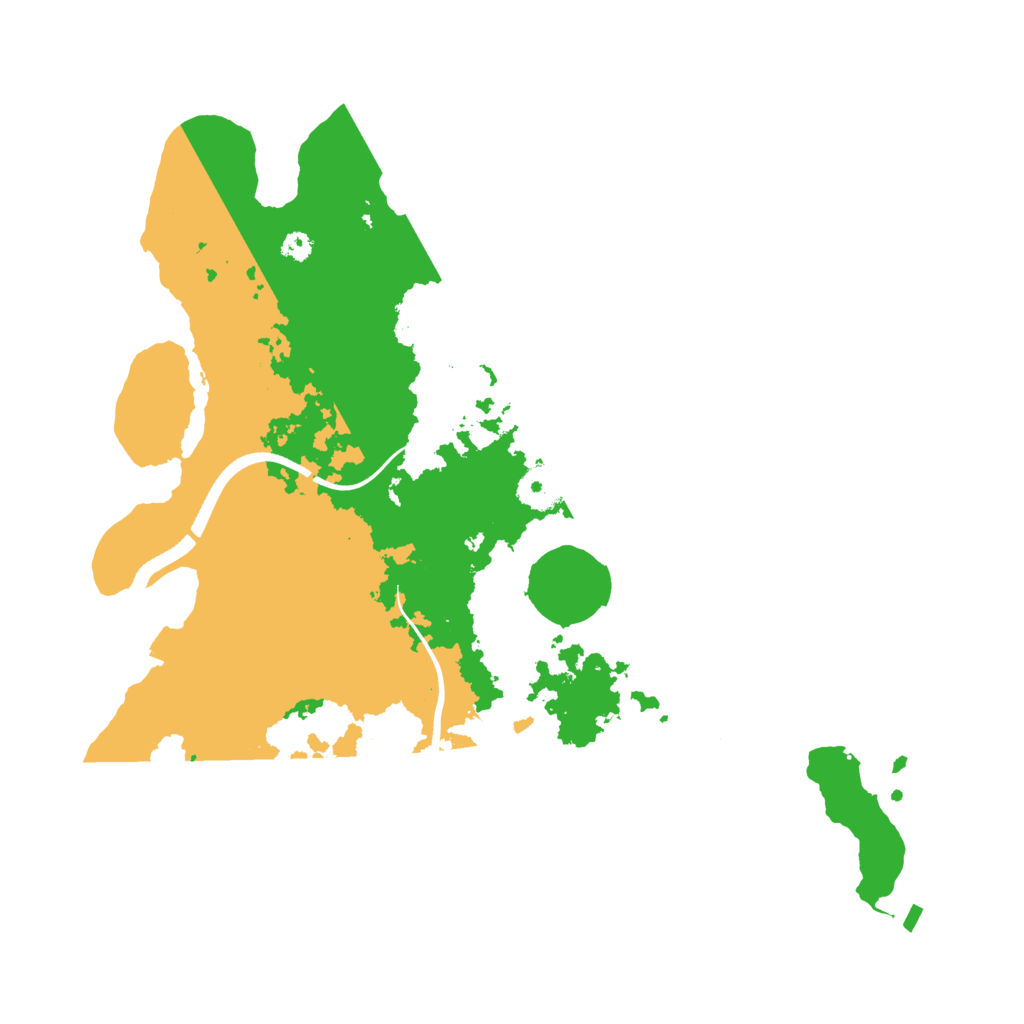 Biome Rust Map: Procedural Map, Size: 3500, Seed: 1652860721
