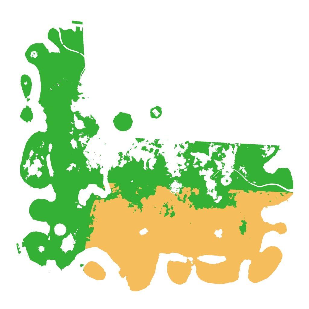 Biome Rust Map: Procedural Map, Size: 4500, Seed: 28223016