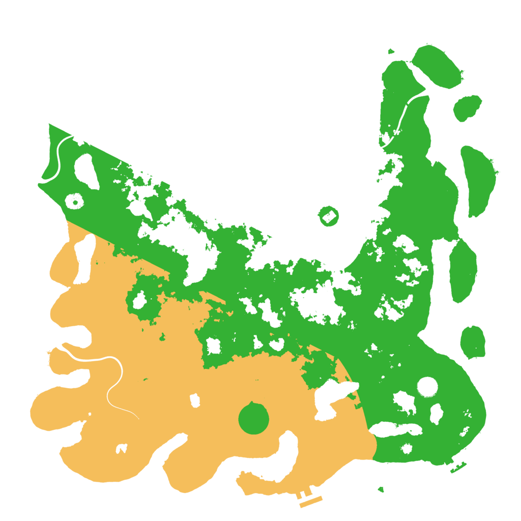 Biome Rust Map: Procedural Map, Size: 4500, Seed: 240