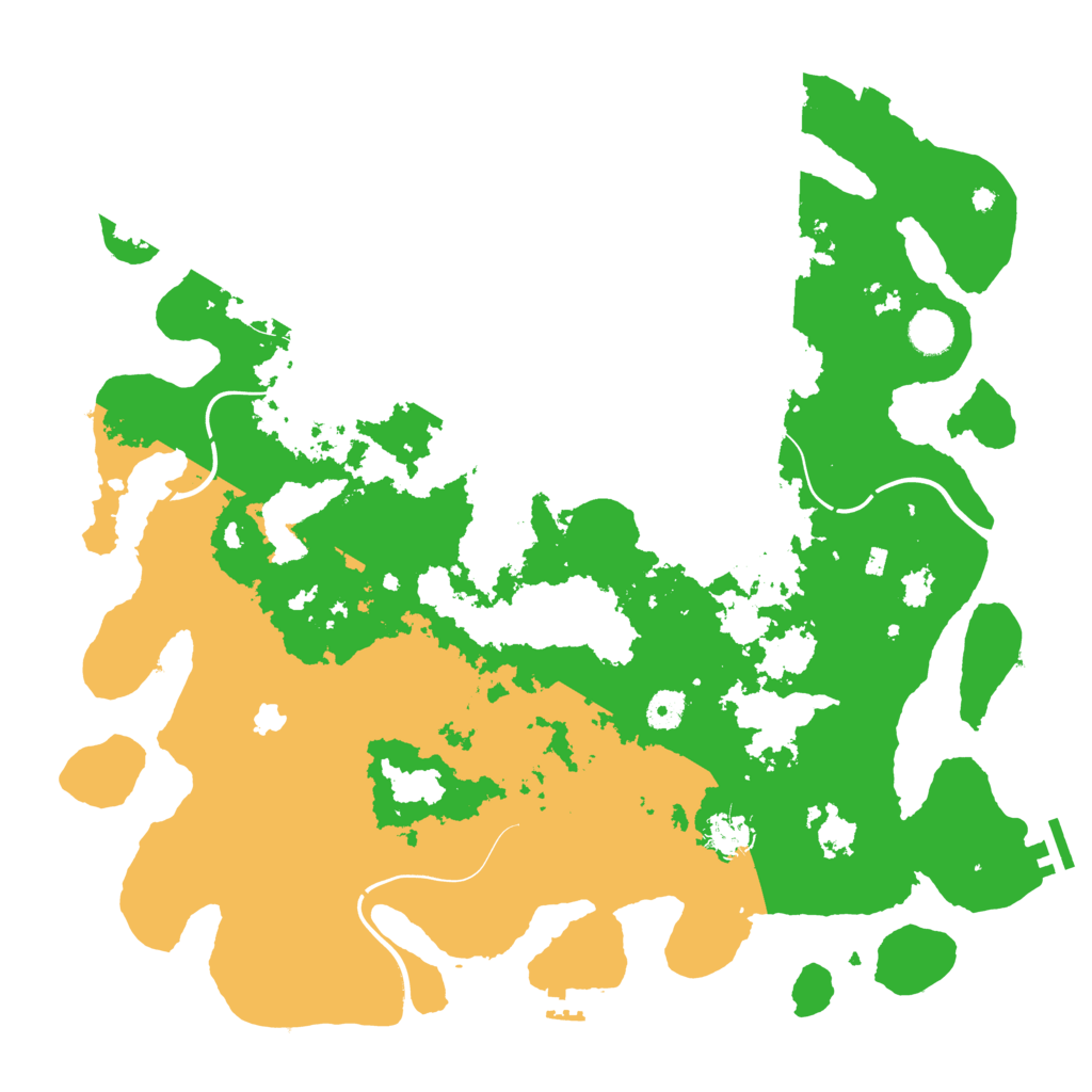 Biome Rust Map: Procedural Map, Size: 4250, Seed: 1035