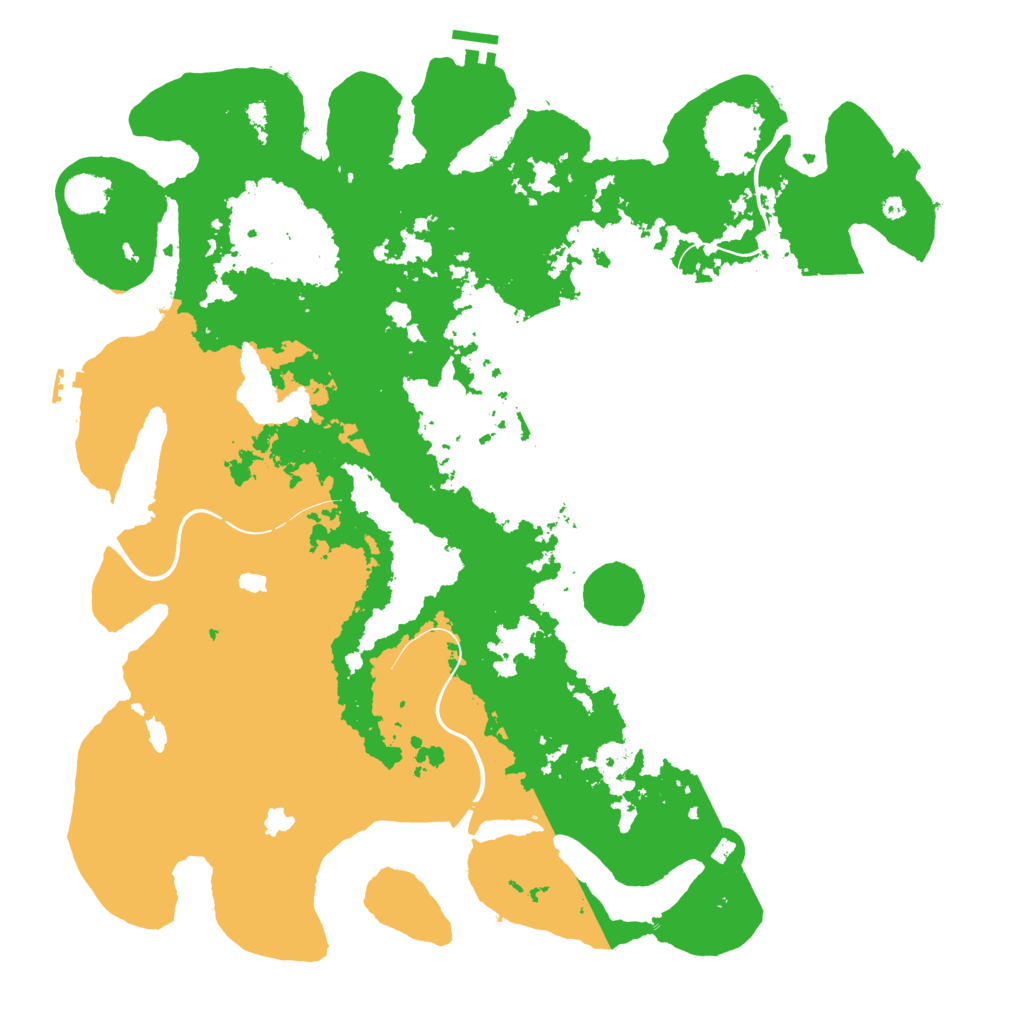 Biome Rust Map: Procedural Map, Size: 4500, Seed: 1822507735
