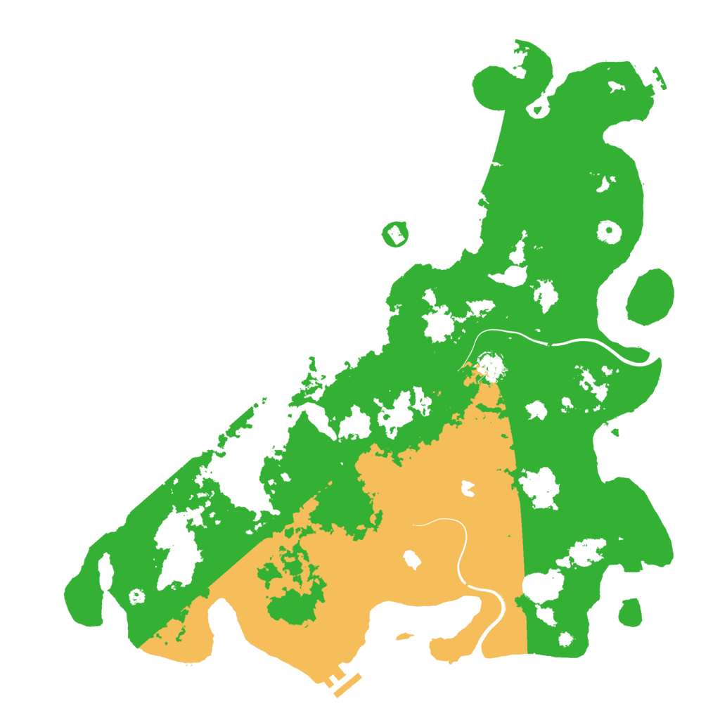 Biome Rust Map: Procedural Map, Size: 4500, Seed: 2065820811