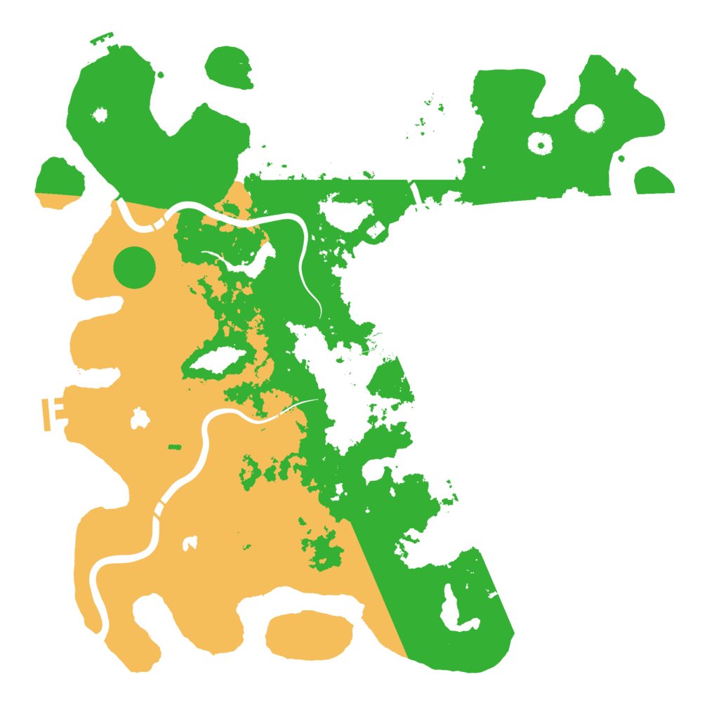 Biome Rust Map: Procedural Map, Size: 4500, Seed: 1623151056