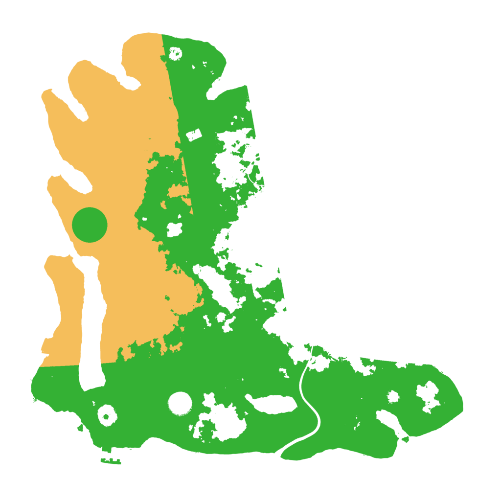 Biome Rust Map: Procedural Map, Size: 3750, Seed: 646053098