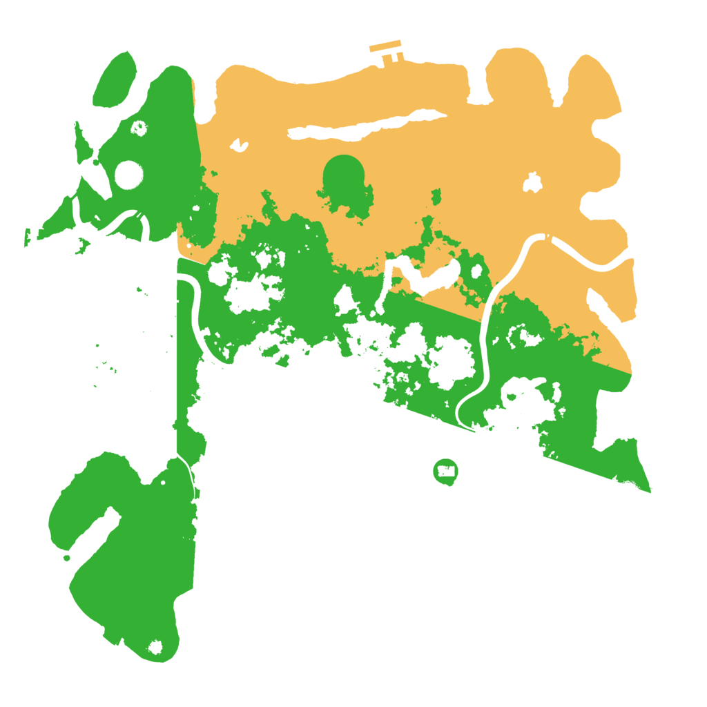 Biome Rust Map: Procedural Map, Size: 4500, Seed: 1534451294