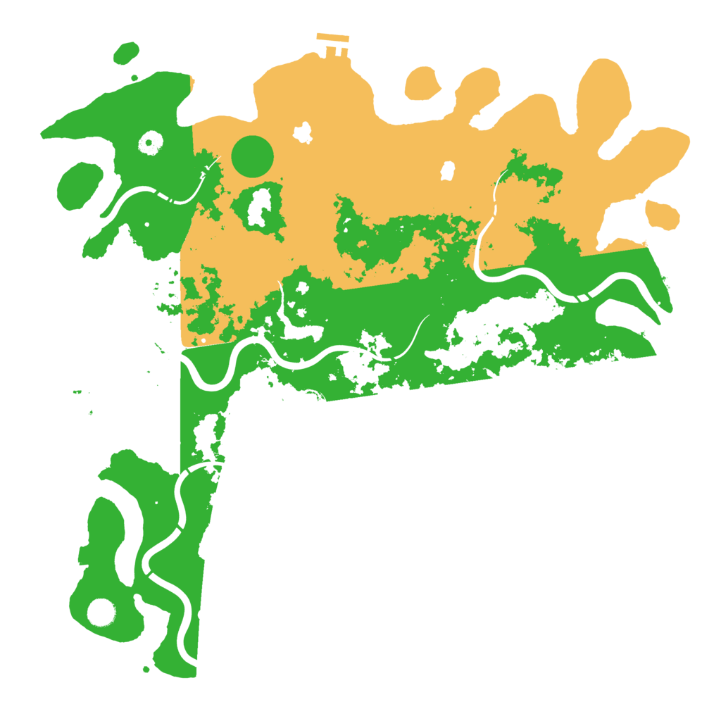 Biome Rust Map: Procedural Map, Size: 4500, Seed: 243880167