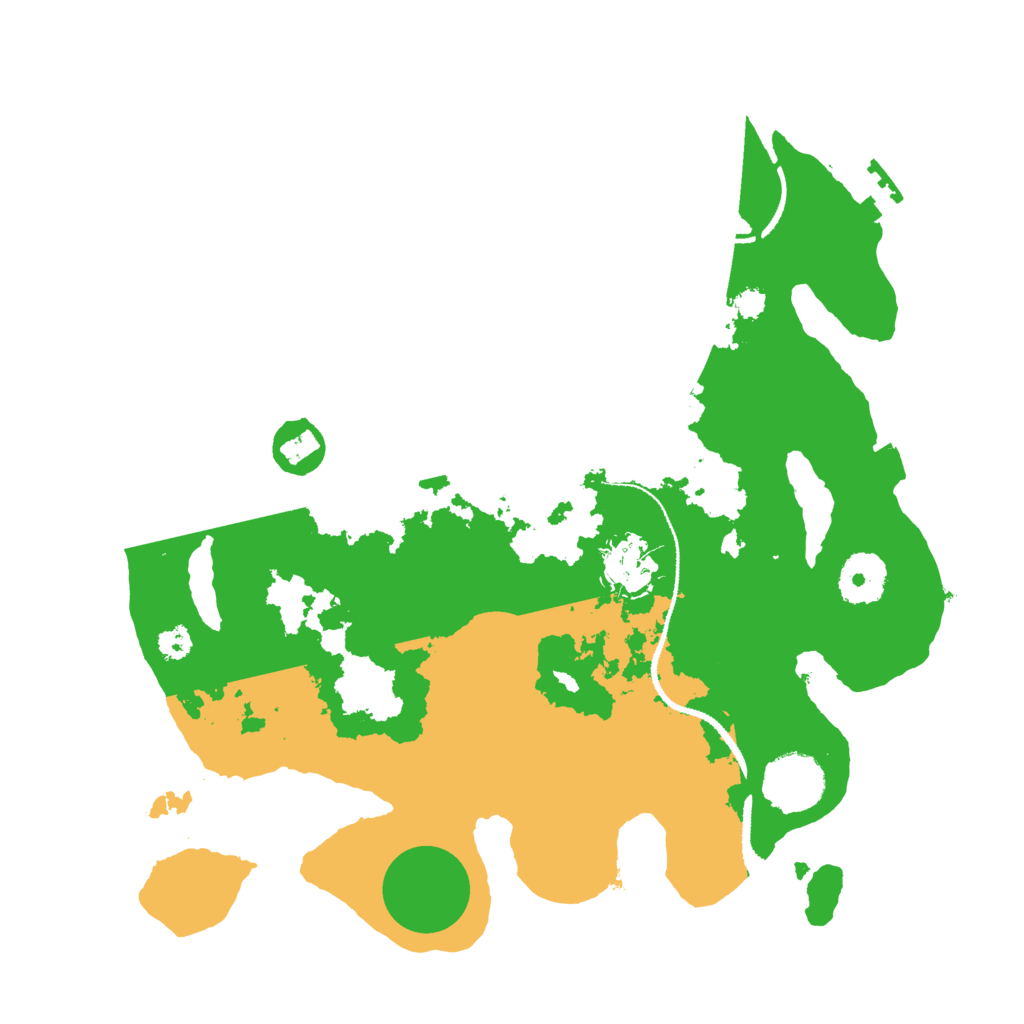 Biome Rust Map: Procedural Map, Size: 3100, Seed: 2072912153