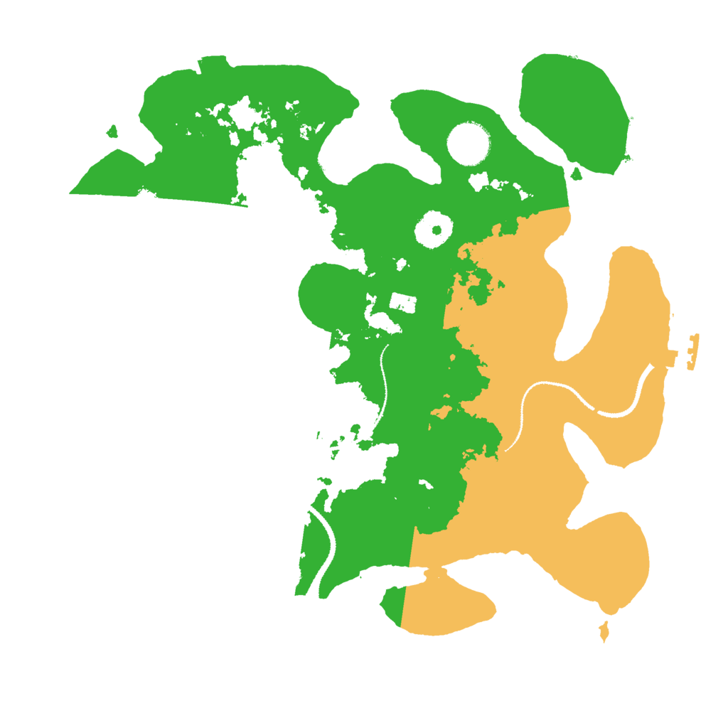 Biome Rust Map: Procedural Map, Size: 3000, Seed: 2135