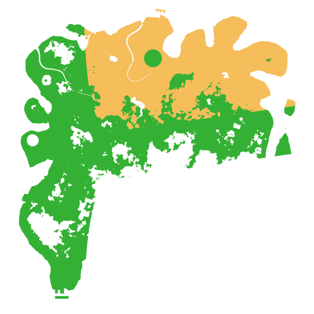 Biome Rust Map: Procedural Map, Size: 4675, Seed: 50000