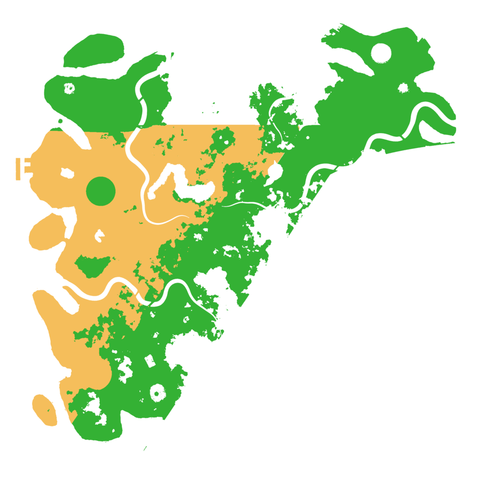 Biome Rust Map: Procedural Map, Size: 4500, Seed: 1557085897