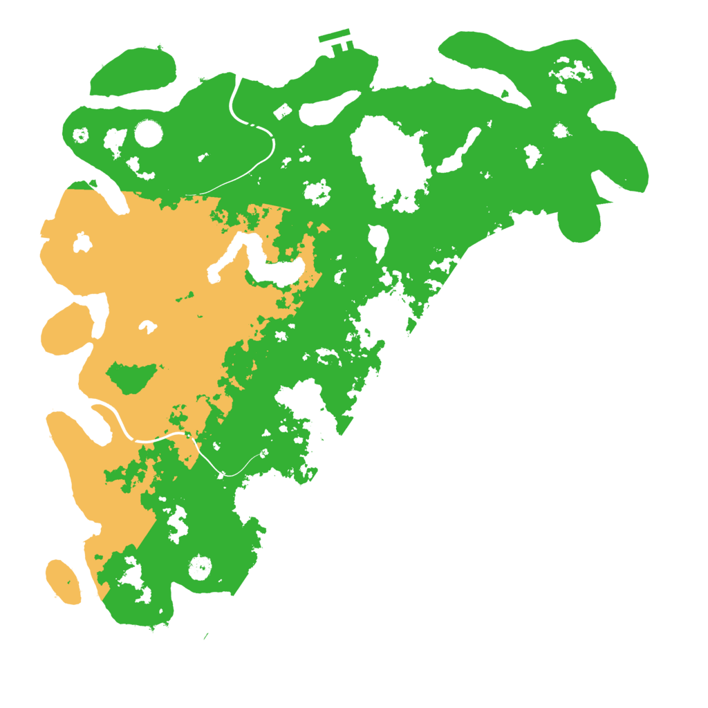 Biome Rust Map: Procedural Map, Size: 4500, Seed: 1557085897