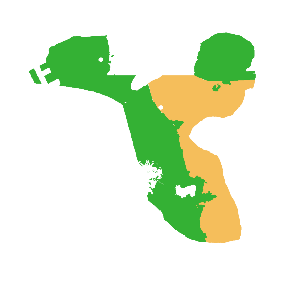 Biome Rust Map: Procedural Map, Size: 2000, Seed: 1641913604