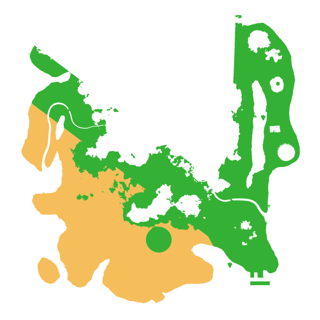 Biome Rust Map: Procedural Map, Size: 3300, Seed: 1737872148