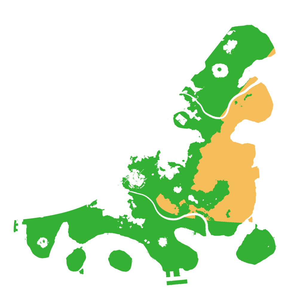 Biome Rust Map: Procedural Map, Size: 3000, Seed: 1367827414