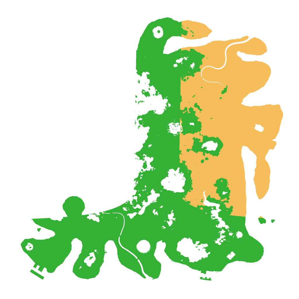 Biome Rust Map: Procedural Map, Size: 4000, Seed: 499184371