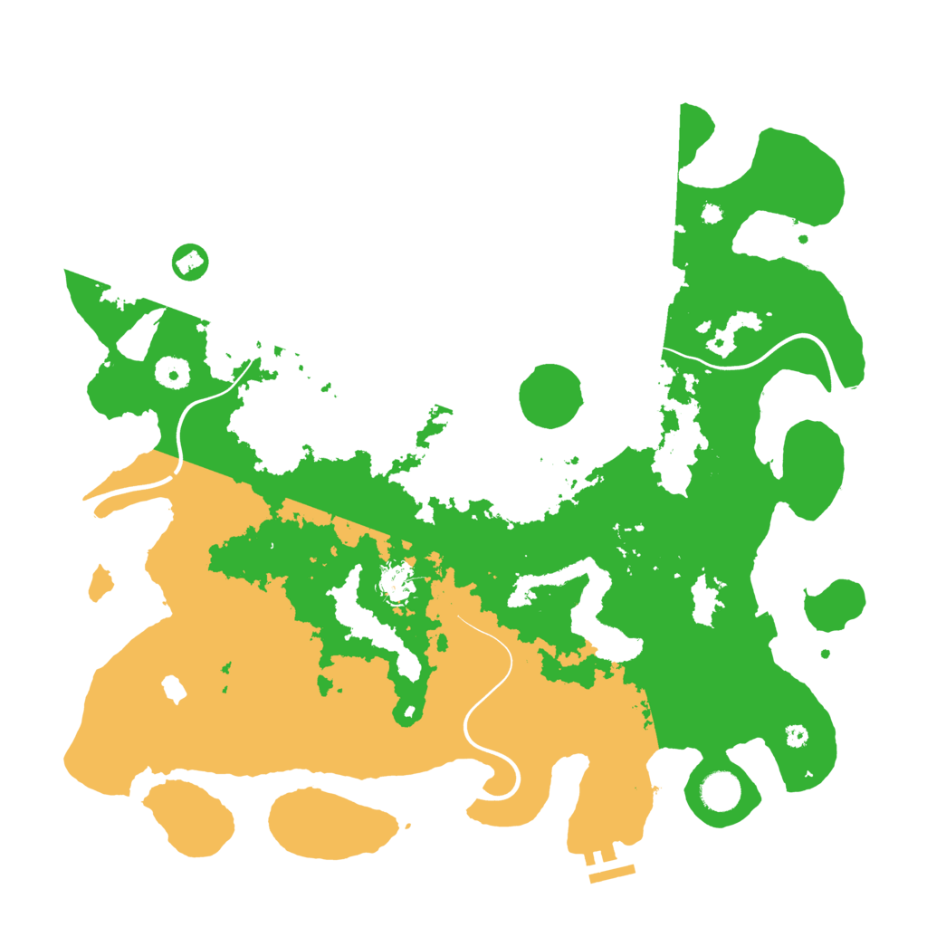 Biome Rust Map: Procedural Map, Size: 4050, Seed: 1240040274