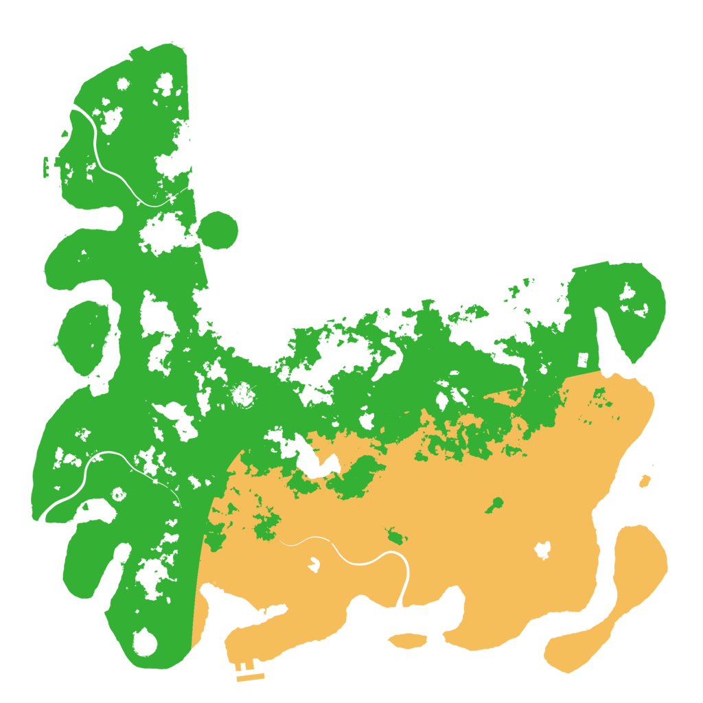 Biome Rust Map: Procedural Map, Size: 5120, Seed: 161192174