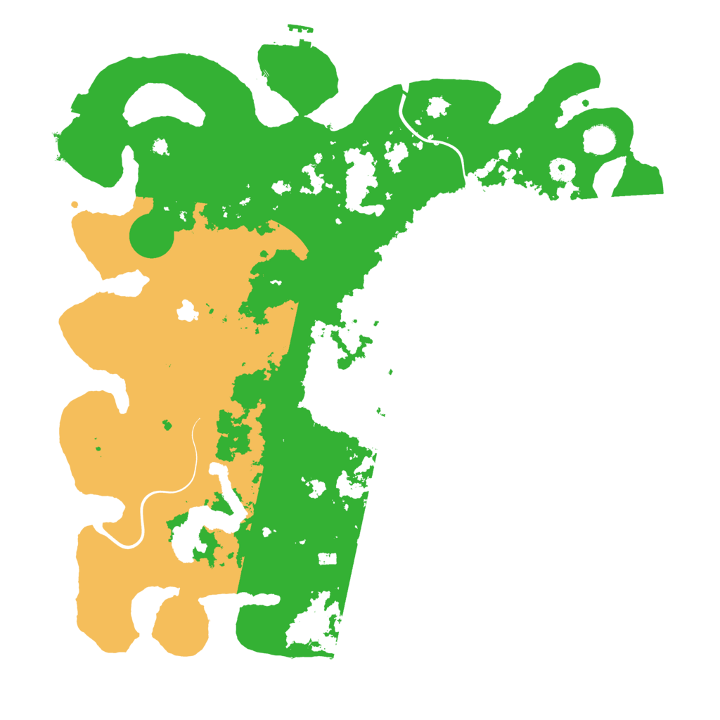 Biome Rust Map: Procedural Map, Size: 4250, Seed: 6999