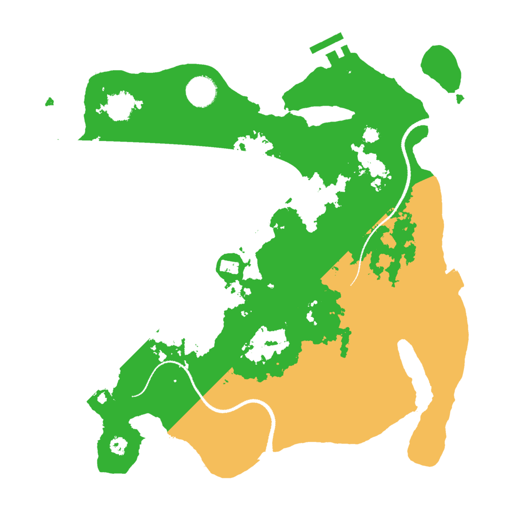 Biome Rust Map: Procedural Map, Size: 3027, Seed: 974080807