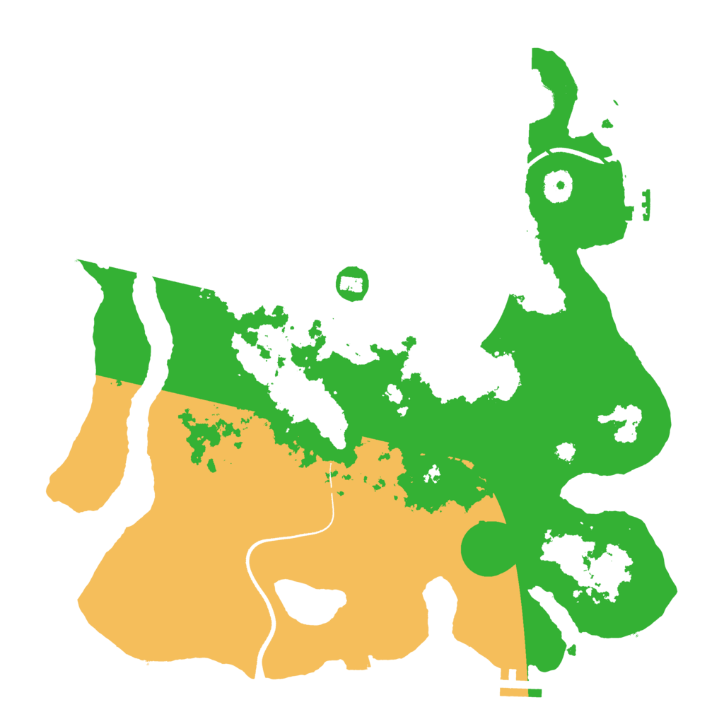 Biome Rust Map: Procedural Map, Size: 3500, Seed: 798688791