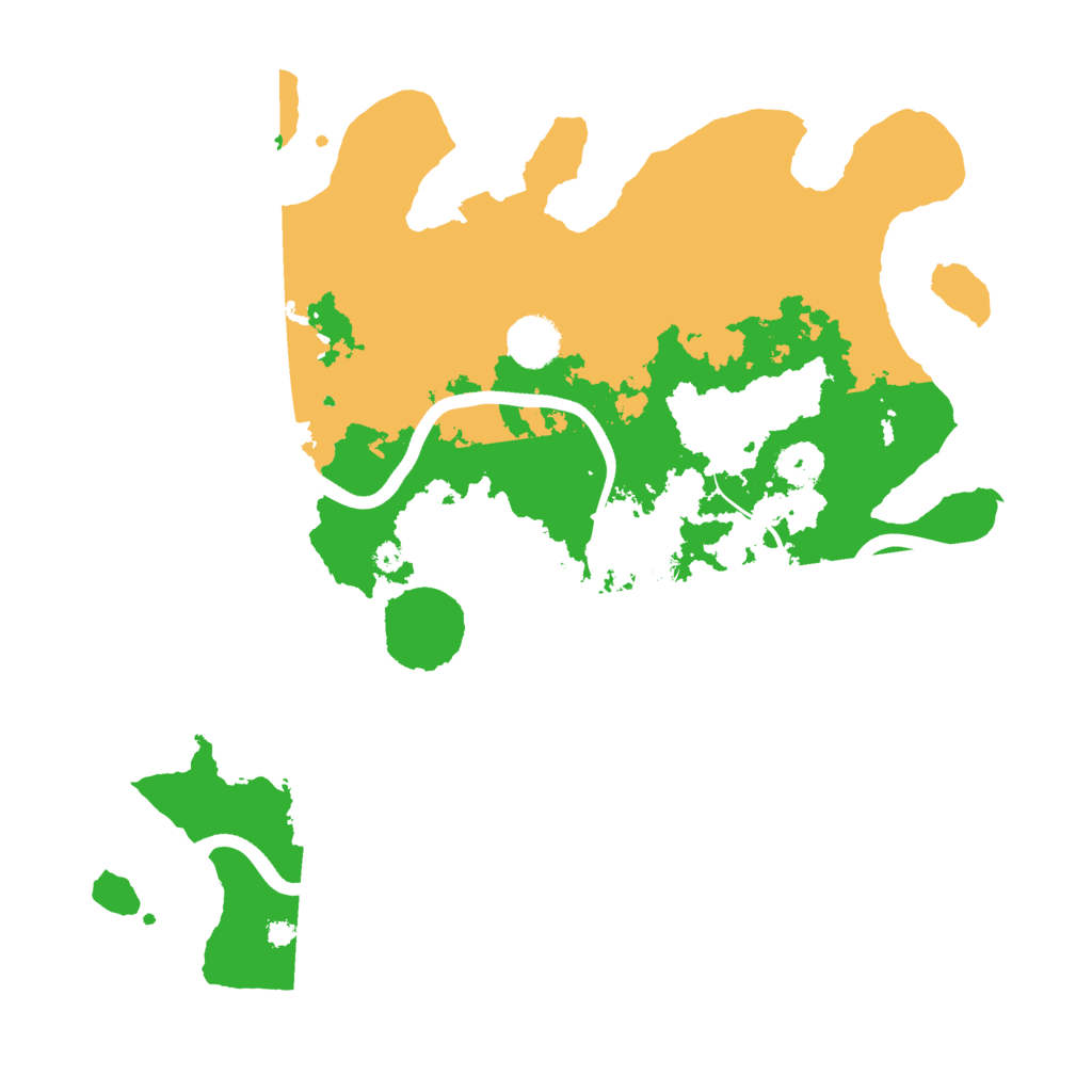 Biome Rust Map: Procedural Map, Size: 3675, Seed: 50000