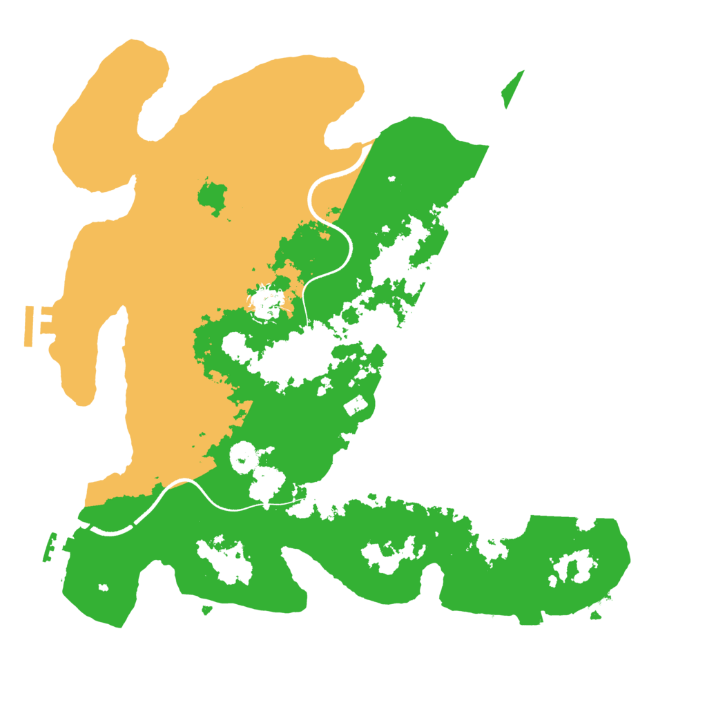 Biome Rust Map: Procedural Map, Size: 3500, Seed: 1649516787