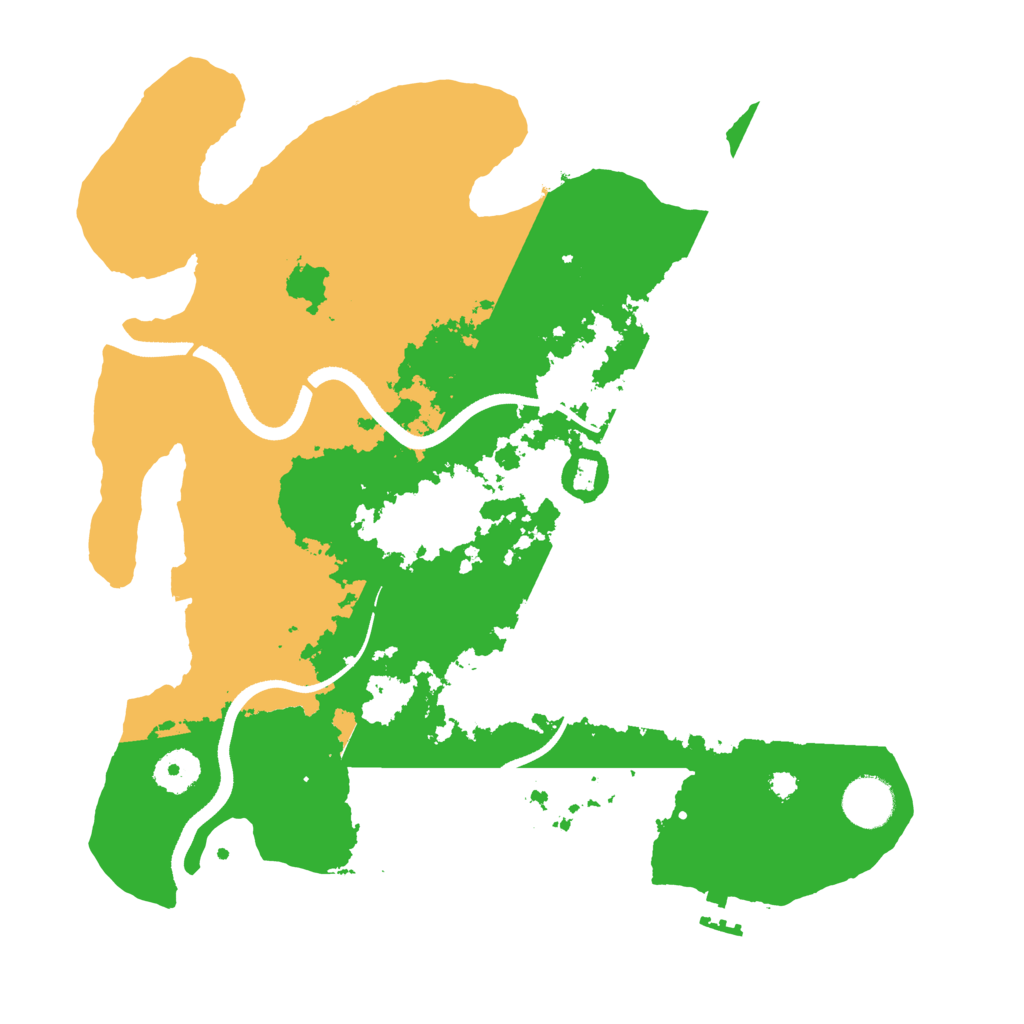 Biome Rust Map: Procedural Map, Size: 3500, Seed: 1649516787