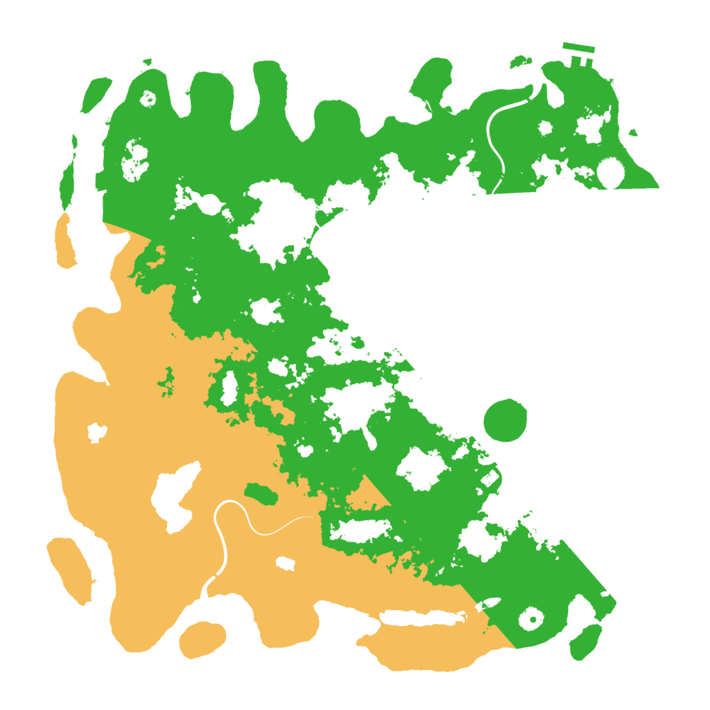 Biome Rust Map: Procedural Map, Size: 4500, Seed: 1560854939