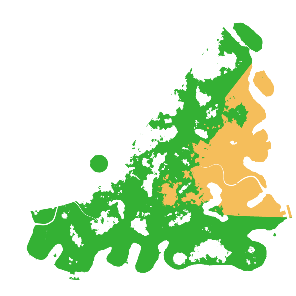 Biome Rust Map: Procedural Map, Size: 4500, Seed: 202354631