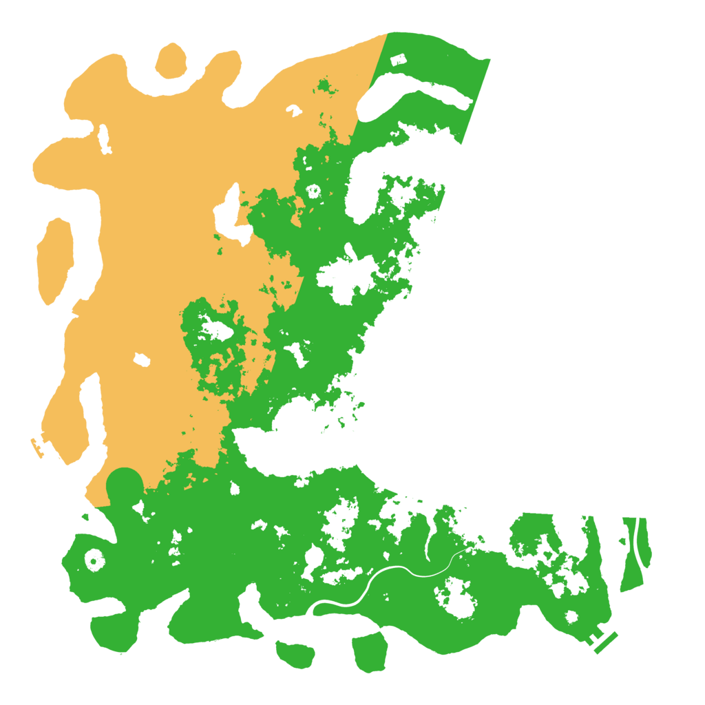 Biome Rust Map: Procedural Map, Size: 5000, Seed: 376061795