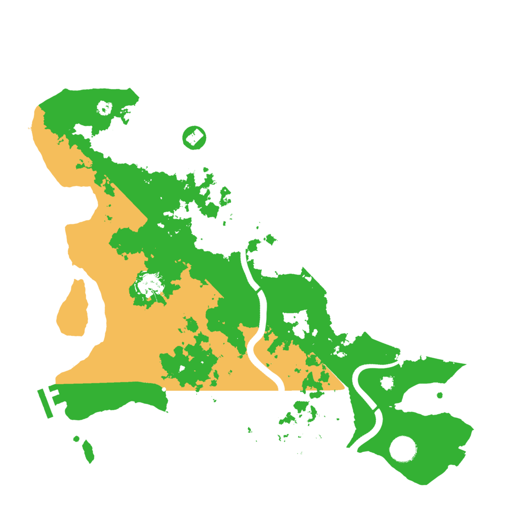 Biome Rust Map: Procedural Map, Size: 3500, Seed: 1565071129