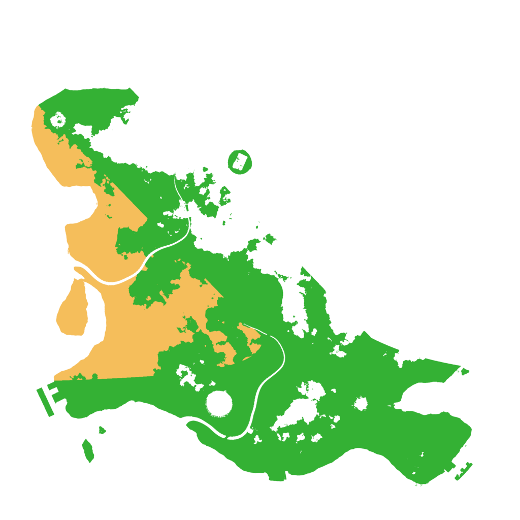 Biome Rust Map: Procedural Map, Size: 3500, Seed: 1565071129