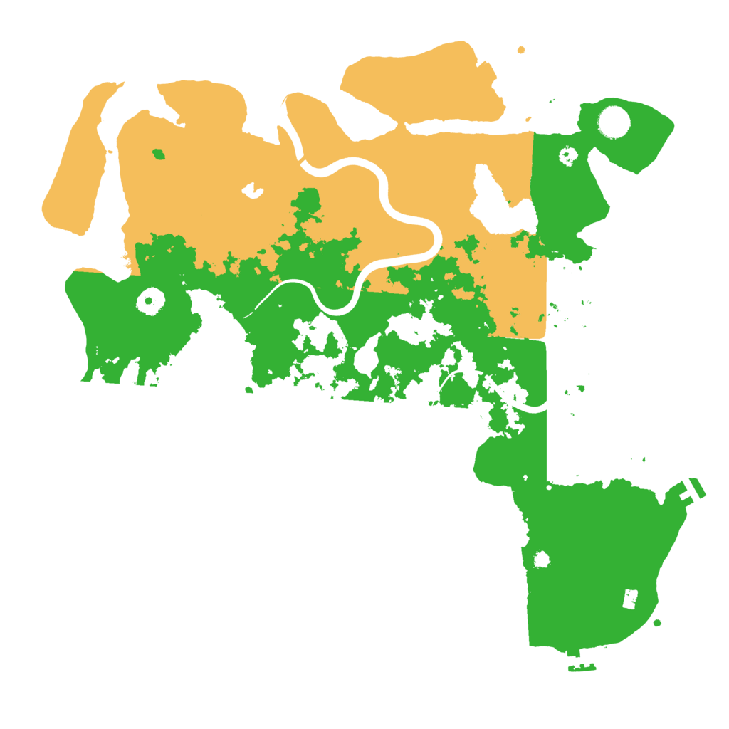 Biome Rust Map: Procedural Map, Size: 4000, Seed: 12355