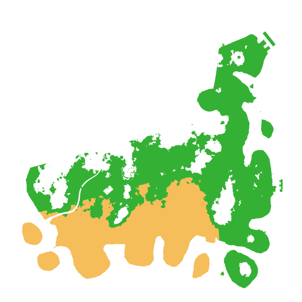 Biome Rust Map: Procedural Map, Size: 3650, Seed: 11182956