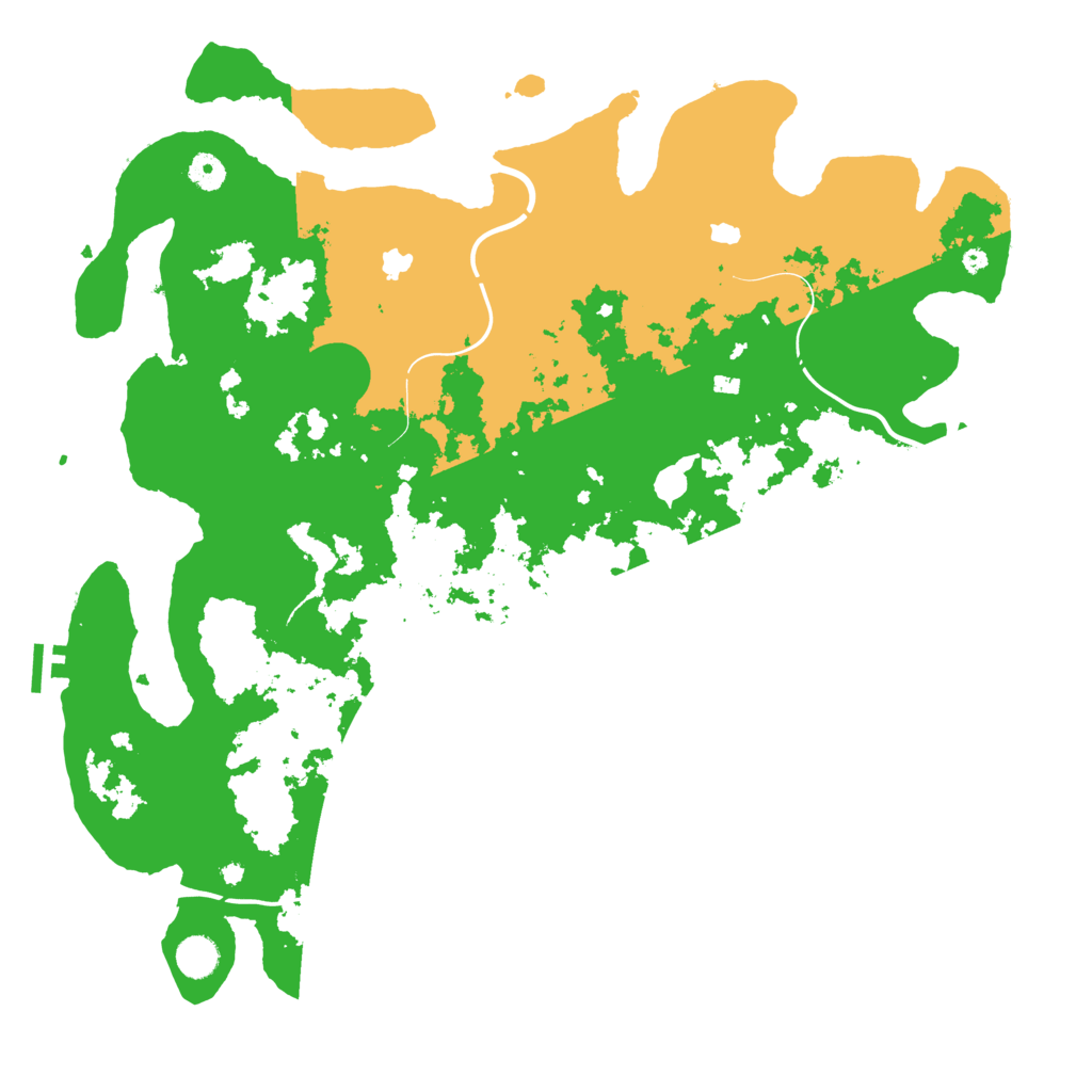 Biome Rust Map: Procedural Map, Size: 4500, Seed: 3922769